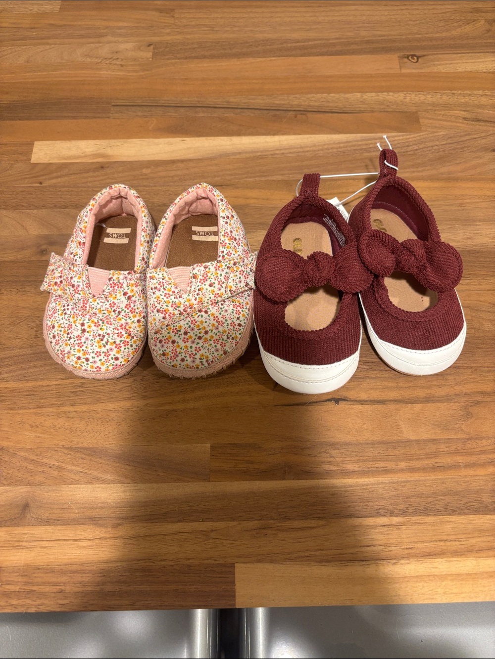 Baby girl shows
